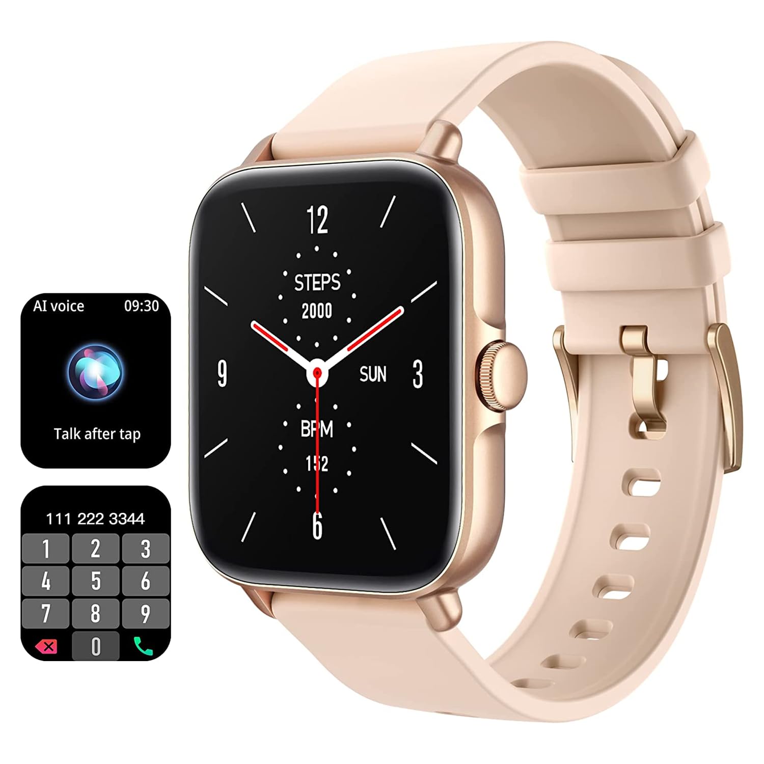 Premium Smart Watch Call/Dial Fitness Tracker, 28 Sport Modes 1.7inch Display AI Voice Control Heart Rate Sleep Monitor Android & iOS Compatible Premium Smart Watch Call/Dial Fitness Tracker, 28 Sport Modes 1.7inch Display AI Voice Control Heart Rate Sleep Monitor Android & iOS Compatible
